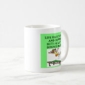 trampolinegrap in het leven koffiemok (Voorkant rechts)