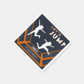 Trampolinepark Laten we Sinaasappel verjaardagsfee Servet (Hoek)