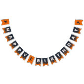 Trampolinepark Laten we Sinaasappel verjaardagsfee Vlaggetjes (Alle)