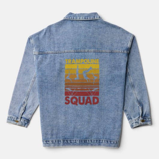 Trampolineplein Denim Jacket (Achterkant)
