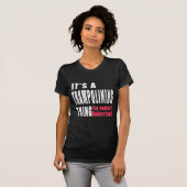 Trampolining-Design T-shirt (Voorkant volledig)