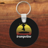 Trampolining gymnastiek fitness - oefening sleutelhanger (Voorkant)