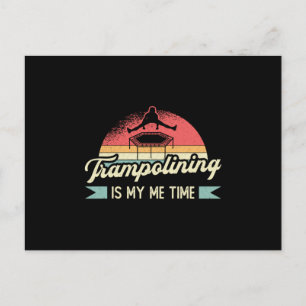 Trampolining is mijn tijdsprincipe trampoline gymn briefkaart