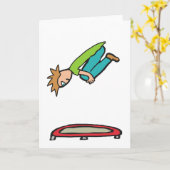 Trampolining Kaart (Gele Bloem)