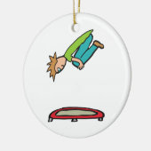 Trampolining Keramisch Ornament (Links)