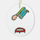 Trampolining Keramisch Ornament (Links)