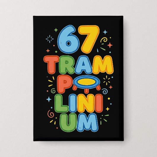 Trampolinium Button (Voorkant)