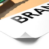 Tramposter van de spoorweg Norfolk Foto Afdruk (Hoek)