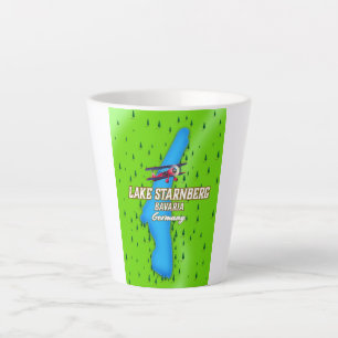 Tramposter van het meer van Starnberg Bavaria Duit Latte Mok