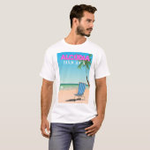 Tramposter van het strand van Alcúdia Majorca T-shirt (Voorkant volledig)