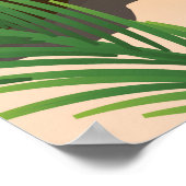 Tramposter voor de lange-baai-kust Jamaica Poster (Hoek)