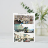  trams in Dublin stad, Ierland Briefkaart (Staand voorkant)