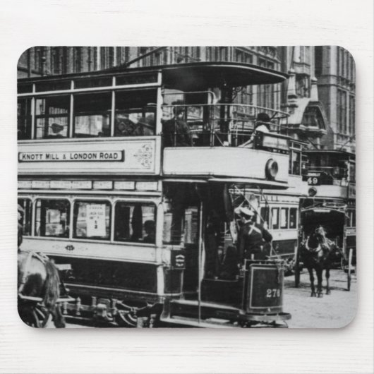Trams in Manchester, c.1900 Muismat (Voorkant)