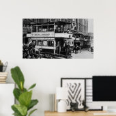 Trams in Manchester, c.1900 Poster (Thuiskantoor)