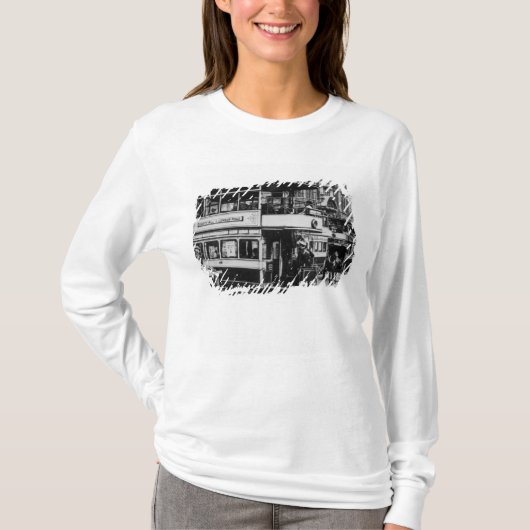 Trams in Manchester, c.1900 T-shirt (Voorkant)