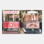 TRAMS RECHTHOEKIGE STICKER (Voorkant)