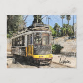 Trams van Lissabon Briefkaart (Voorkant)
