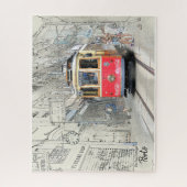 Trams van Porto Portugal Legpuzzel (Verticaal)