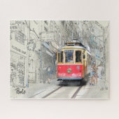 Trams van Porto Portugal Legpuzzel (Horizontaal)