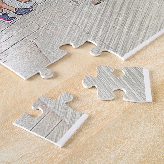 Trams van Porto Portugal Legpuzzel (Zijkant)