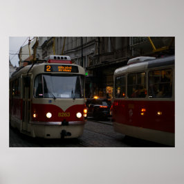 Trams van Praag: Duik op de Kasseien Poster
