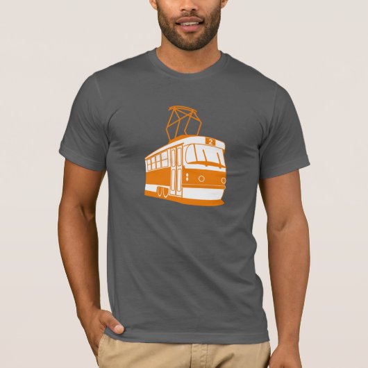 Tramway Mannen T-Shirt (Voorkant)