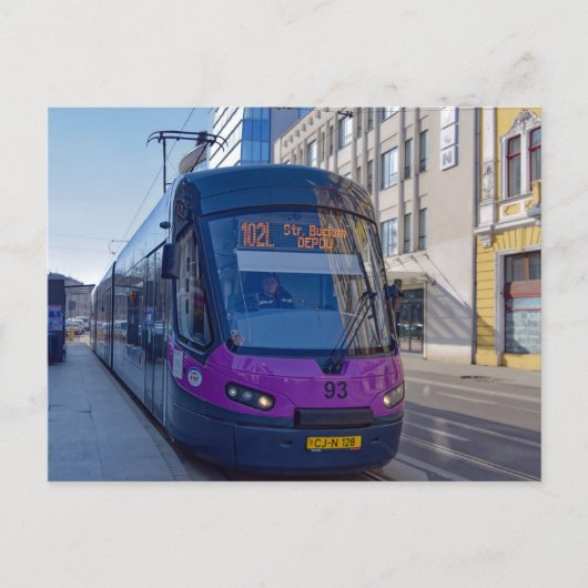 Tramway Street Car Roemenië Postcrossing Briefkaart (Voorkant)