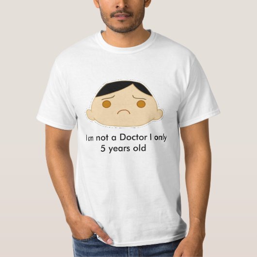 Tran, Docter is een docter, ik ben geen docter.. T-shirt (Voorkant)
