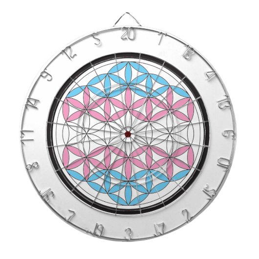 tran Sacred geometrie Dartbord (Voorkant)
