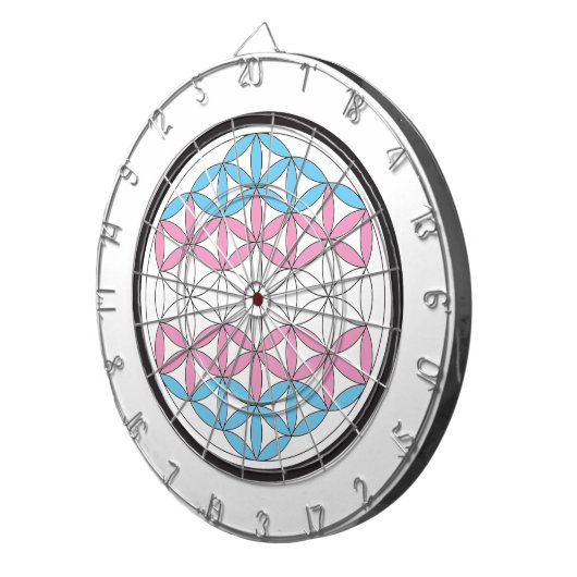 tran Sacred geometrie Dartbord (Voorkant Rechts)