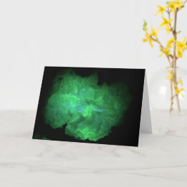 Trancas Geode onder UV-licht wenskaart Kaart