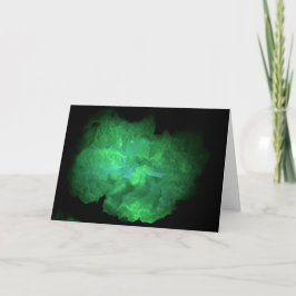 Trancas Geode onder UV-licht wenskaart Kaart