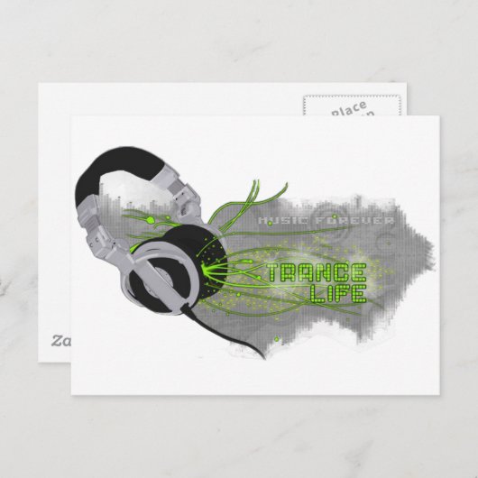 Trance Briefkaart (Voorkant / Achterkant)