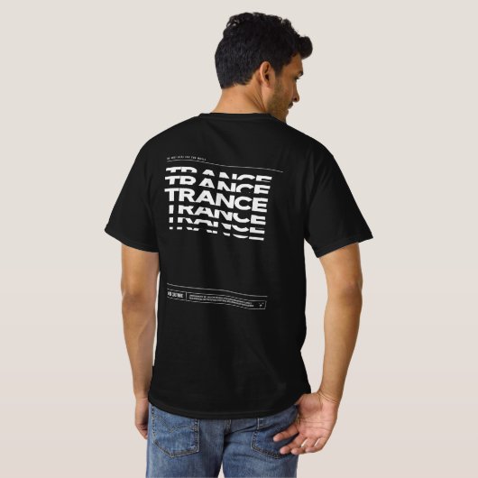 Trance Dance Culture DJ Raving T-shirt (Achterkant volledig)