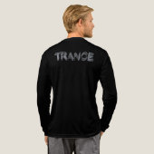 Trance Electronic Dance Muziek Tri-Blend Shirt (Achterkant)