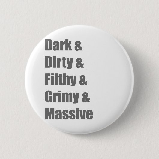 Trance House Techno Electro Dance Rave shirt Ronde Button 5,7 Cm (Voorkant)