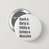 Trance House Techno Electro Dance Rave shirt Ronde Button 5,7 Cm (Voorkant /achterkant)