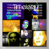 trance, light, dansen, trippy poster (Voorkant)