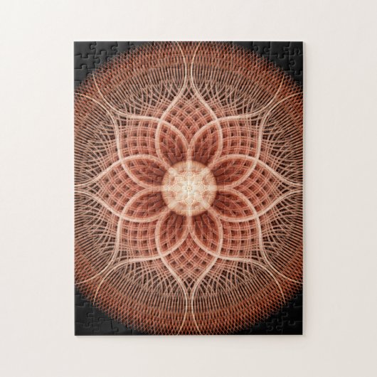 Trance Lotus Mandala Legpuzzel (Verticaal)