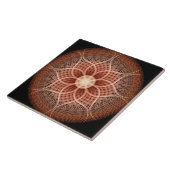 Trance Lotus Mandala Tegeltje (Zijkant)