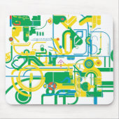 trance mix mousepad muismat (Voorkant)