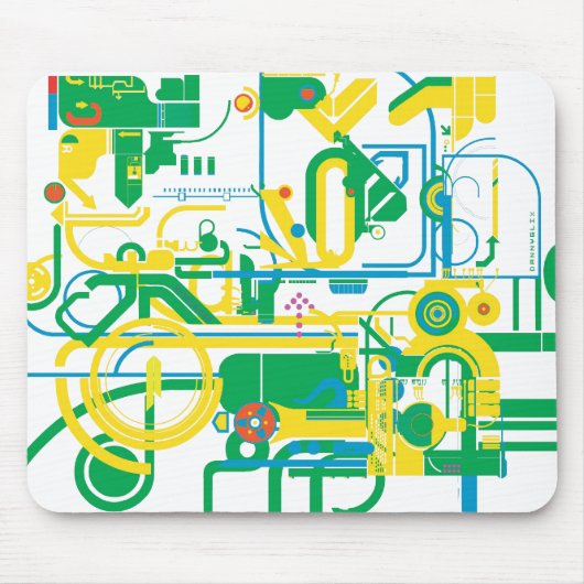 trance mix mousepad muismat (Voorkant)