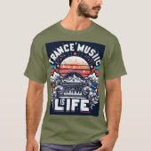 Trance Music Is Life - Festival Tshirt (Voorkant)