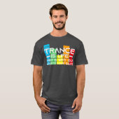 Trance Music Retro  DJ Cadeau T-shirt (Voorkant volledig)