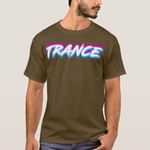Trance Music Trippy Retro Disco Rave Outfit DJ T-shirt
