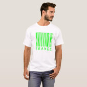 trance muziek barkabeljauw t-shirt (Voorkant volledig)