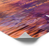 Trance Paars Oranje Pool Party Event Flyer Poster (Hoek)