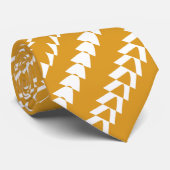 Trance Party - Gold en White Stropdas (Opgerold)