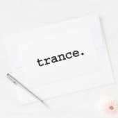 Trance. Rechthoekige Sticker (Envelop)