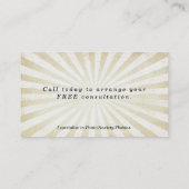 trance sunst Hypnotherapeut visitekaartje (Achterkant)